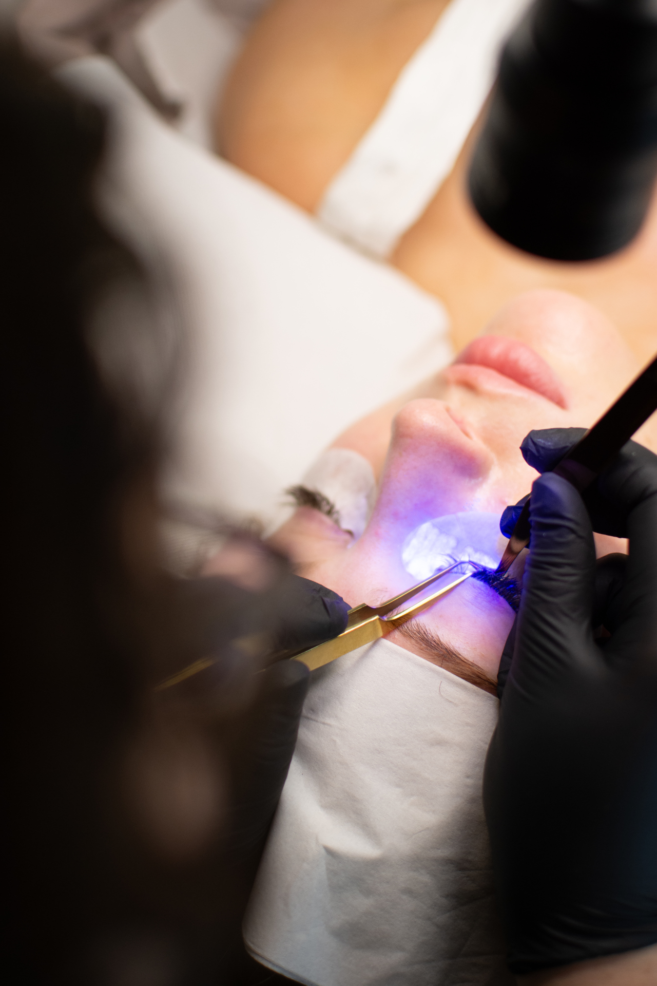 Zdjęcie ze szkolenia JoLash – przedłużanie rzęs